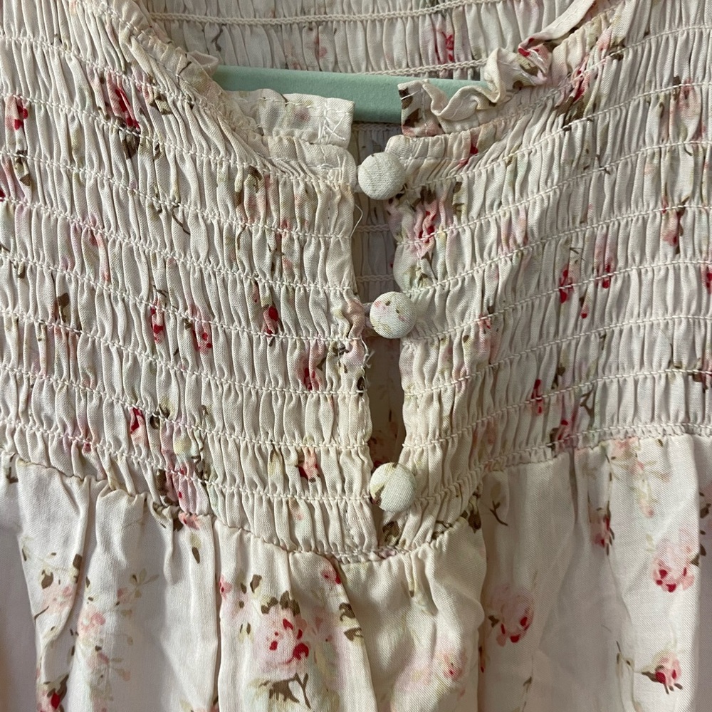 Cynthia Rowley Floral Blouse - Light Pink - Picture 4 of 5